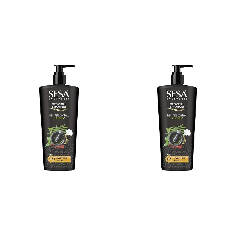 Sesa Ayurvedic Medicinal Shampoo Hairfall Control Anti Dandruff Shampoo, 1000 ml-1.webp